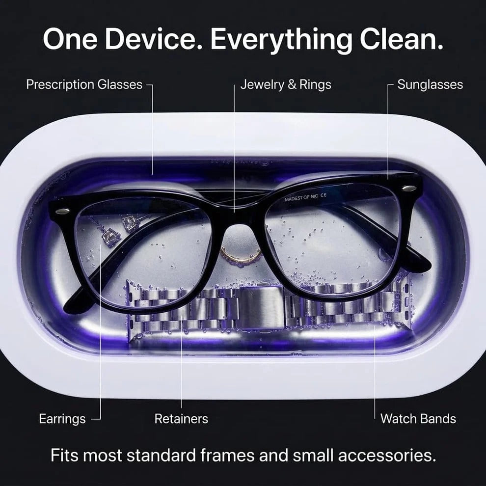 PADDER® Household Mini Portable Ultrasonic Vibration Cleaning Machine